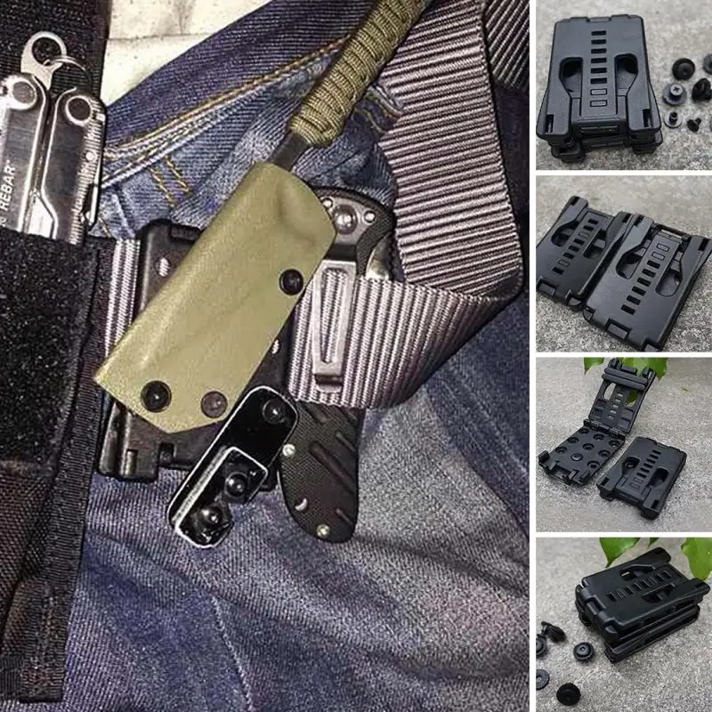 Camping Multifunctional Tool K Sheath Scabbard Clamp Waist Back Belt Clip Pocket