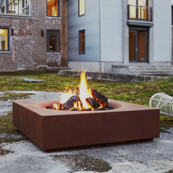 new arrival wood burning portable fire pit outdoor