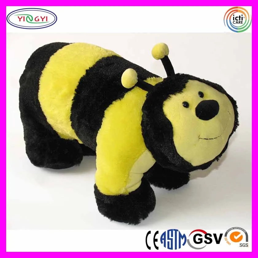 bee plush pillow