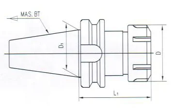 Bt30,Bt40,Bt50-er11,Er16,Er20,Er25,Er32,Er40 Er50 Cnc Tool Holder Clamp ...