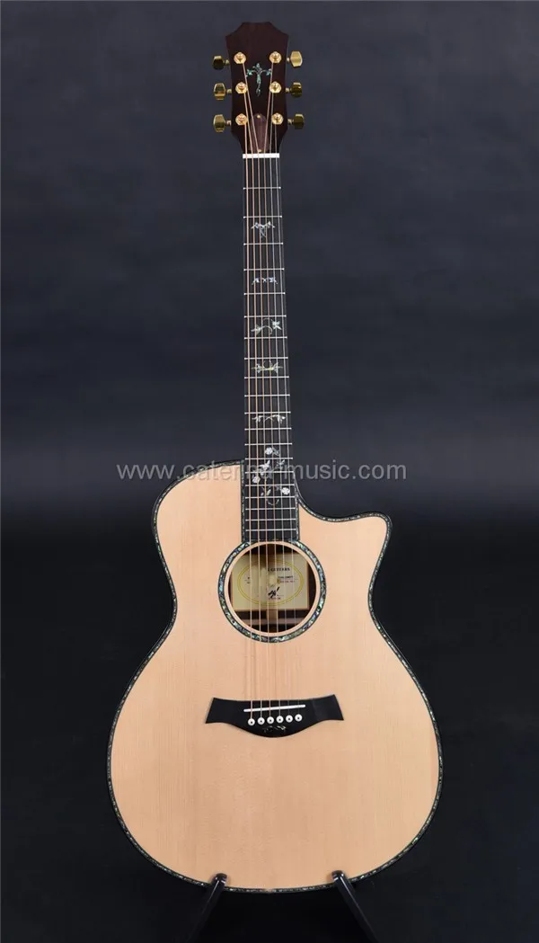 Guitarras Acusticas De Madera Maciza Personalizadas Modelo 916