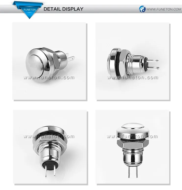 8mm Mini Switch Push Button,On/off Power Switch,Push Button Switch For