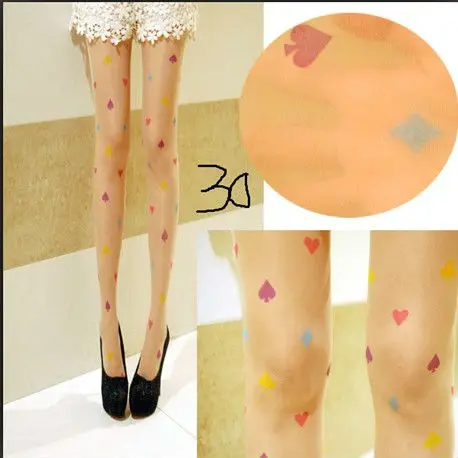 printed stockings