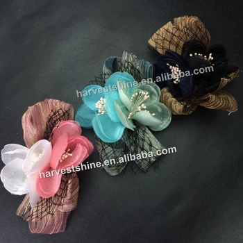 hat accessories flowers