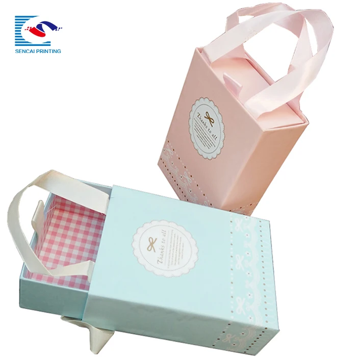 Cmykcajón De Embalaje De Papel Para Ropa De Bebé,Con Asa Buy Caja De