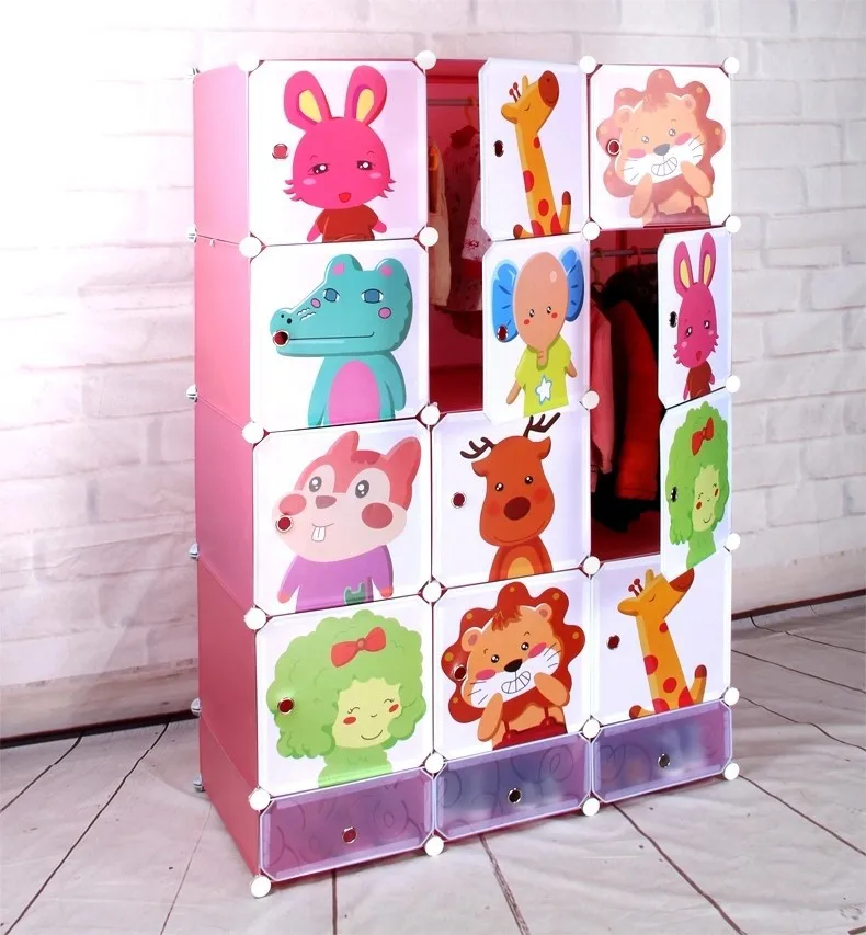 Diy Removable Chest Cheap Folding Cupboard Wardrobe Baby Wardrobe