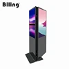 Factory Custom 55 inch hot sale double sides lcd digital signage high quality ultra-thin floor standing stand LCD LED TV