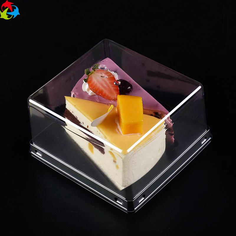 Wholesale Clear Retail Disposable Square Shape Plastic Cake Box - Buy ...