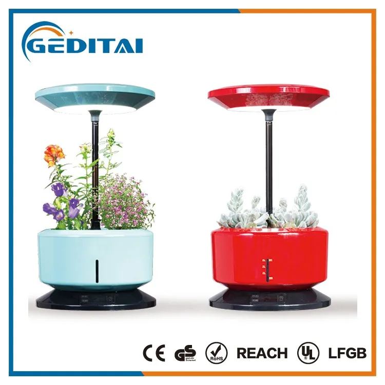 Smart Indoor Plastic Planter With Led Light Buy Indoor Planter With