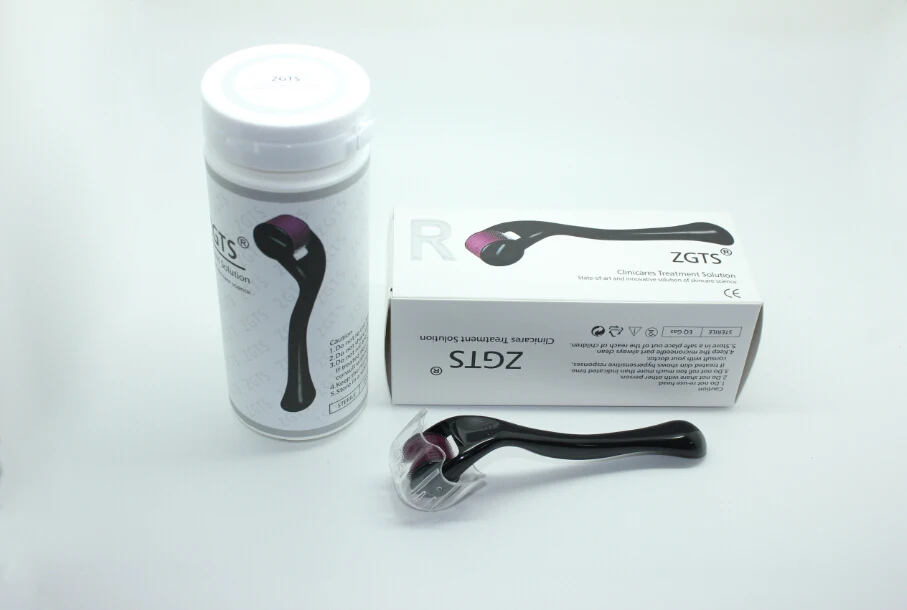 Flagship! ZGTS Luxury Titanium Micro Needle Derma Roller Meso Roller For Acne Scar Freckle