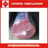 pink color glass wool with pvc