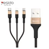Phone charger 3 in 1 micro usb type c 8 pin usb cable 2018 ,3 in 1 multi function usb charger date cable