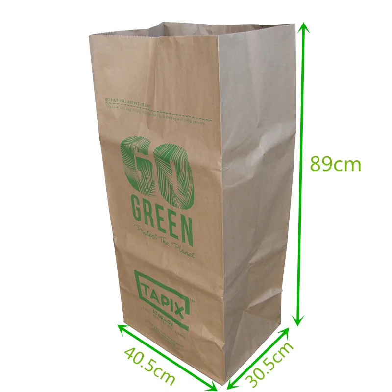 Compole Paper Bag Yard Waste Lawn And Leaf With Logo 30 Gallon Trash Garbage View Tianyu Product Details From Compole Paper Bag Yard Waste Lawn And Leaf With Logo 30 Gallon Trash Garbage View Tianyu Product Details From