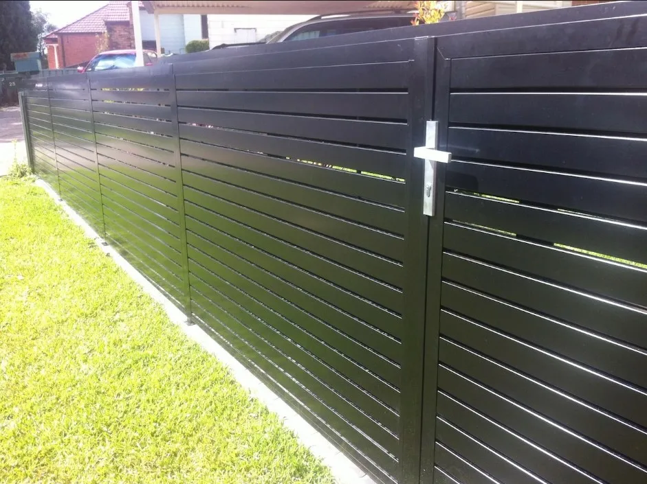2018 New Design Horizontal Aluminum Slat Fence Buy Aluminum Slat