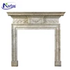 Modern factory wholesale custom size marble fireplace mantel NTMFI-046Y