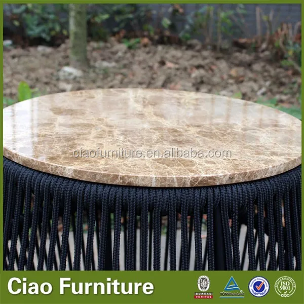 Coffee table / side table with PL Rope & Marble