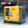 BISON(CHINA) Factory Price Long Run Time 5kw 5kva 5000w Portable Silent Diesel Compressed Air Powered Generator