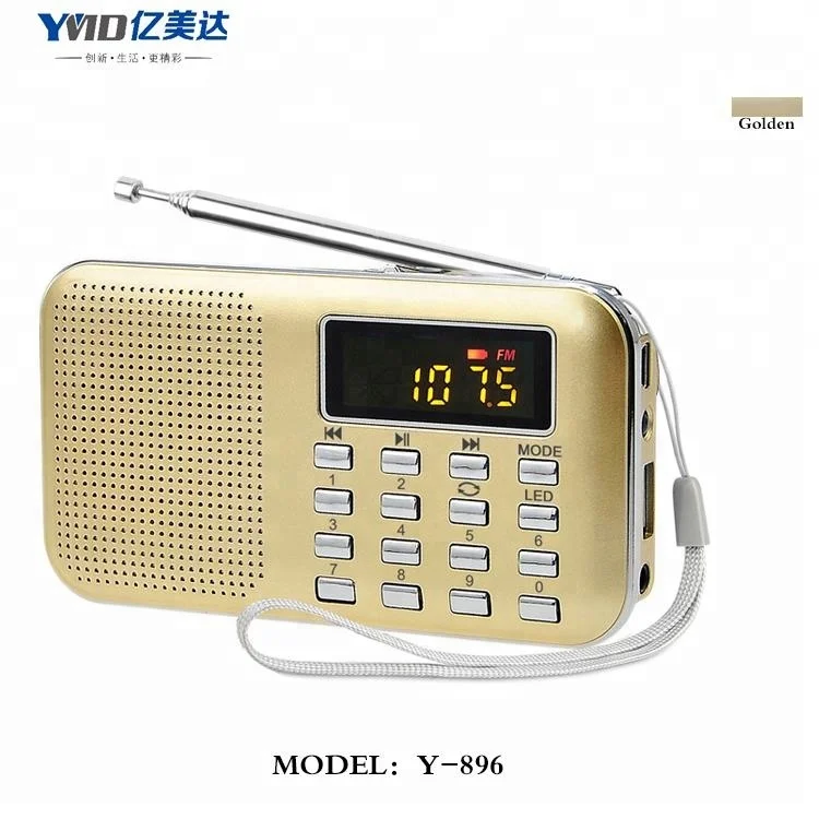 L-218 Am Fm Pocket Portable Radio Digital Speaker Transistor for Emergency Storm 