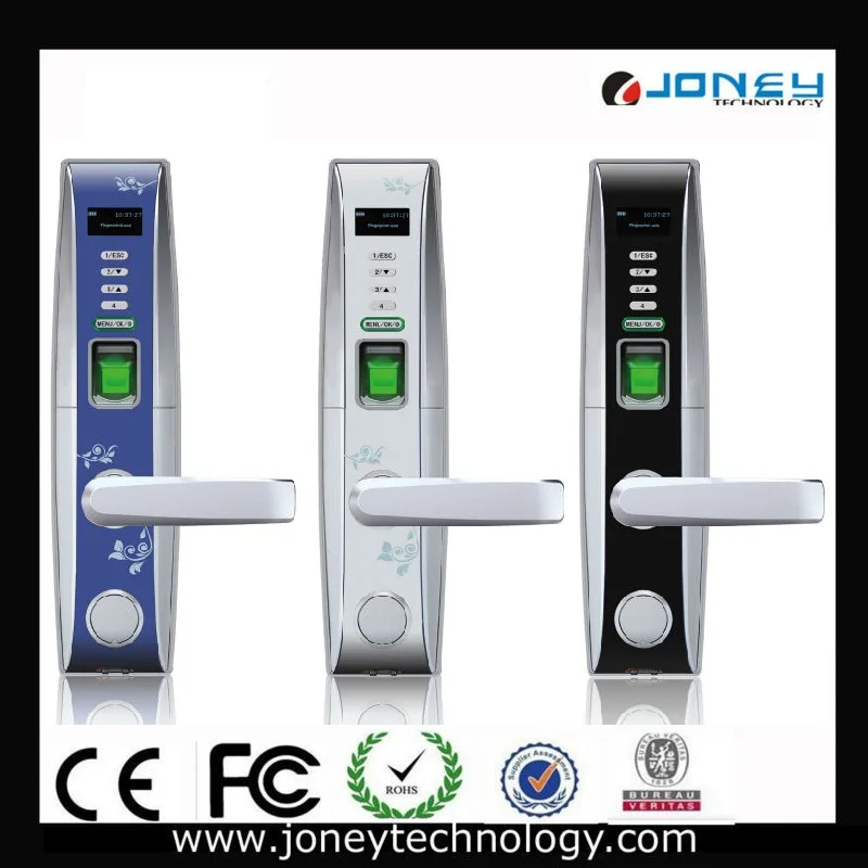 L4000 Zinc Alloy Intelligent Electronic Lock Fingerprint Scanner Door