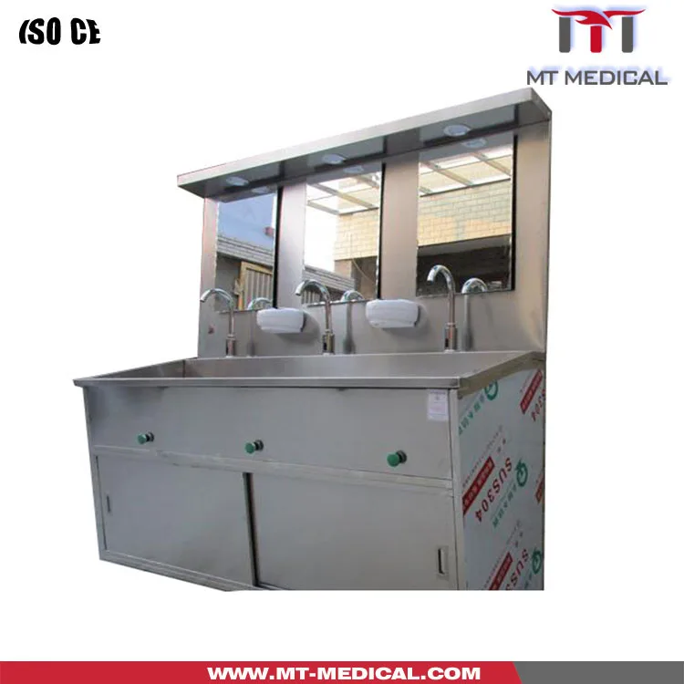 Hospital operating room wash basin knee operated water bath sink water bath sink