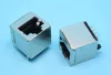 RJ45 Socket 180-Degree Vertical Right Angle PCB Shielded Network Connector