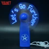 2019 New Product Mini Portable Handy Led Custom Message Battery Fan, Programmable Led Display Handheld Electric Fan