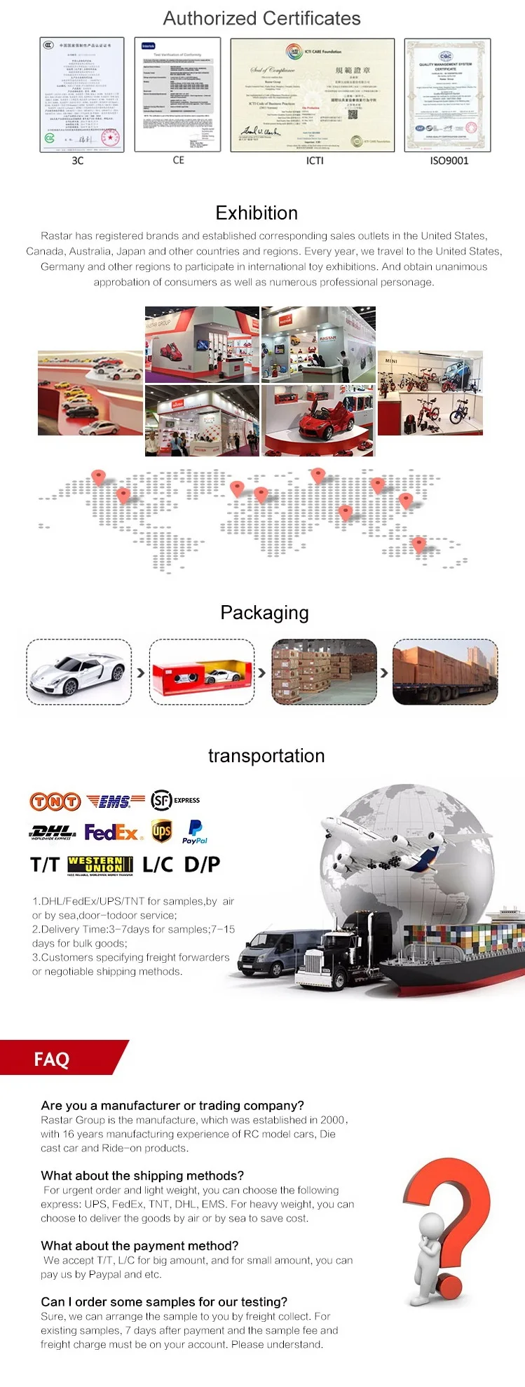 Rastar 1:14 Rc Model Cars Toy For Kids