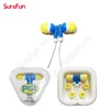 Waterproof,Noise Cancelling Function and In-Ear Style earbud trendy promotional head phones earphone packaged in triangular box