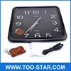 Remote Control Mini Wireless wall WiFi IP 32GB Multi-Function Hidden Alarm Camera Clock