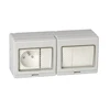 SAIPWELL IP65 16A Two Gang Waterproof Germany style socket
