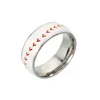 Football basketball baseball football titanium steel ring sporting goods jewelry relief jewelry men for rings