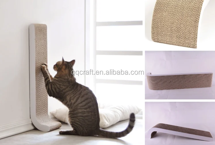Cat Scratching Post Wall Mounted Best For Cats To Scratch 100 Cat Scratching Post Wall Mounted Best For Cats To Scratch 100 Premium Eco Freindly Cardboard Large 26 Scratcher With 4 Stainle