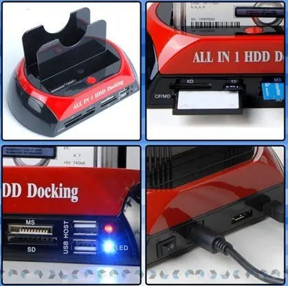 copy files from a multi function hdd docking device