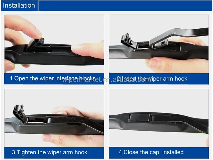 Auto Car Parts Windshield Hybrid Wipers Blades Universal Hook Buy