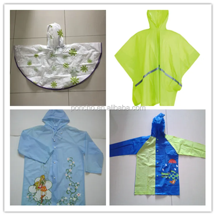 Waterproof Pvc Custom Cute Kids Raincoat Children Raincoats Buy Kids