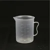 SGS pp plastic kitchen cooking measuring cup 250ml baking cup transparent with handle and pour spout