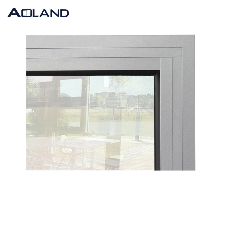 Aluminium window curtain walls with low e glass for shopping mall
