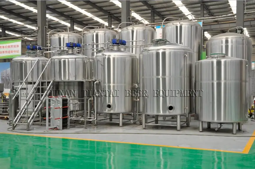 Tiantai 20 HL customized steam four vessel micro brewery brewing equipment nz