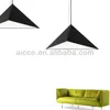 Hot Sell LED Modern LED pendant Light Replica New Black White Triangle Pendant Lighting