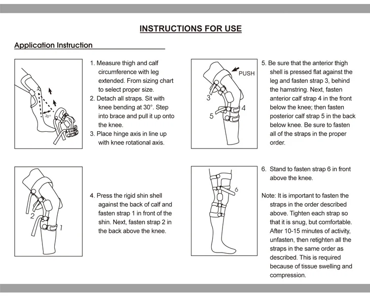 Ol-kn034 Functional Angle Adjustable Acl Knee Brace With Hinge - Buy ...