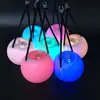 Fashionable factory supplier colorful glowing customized dance LED poi ball