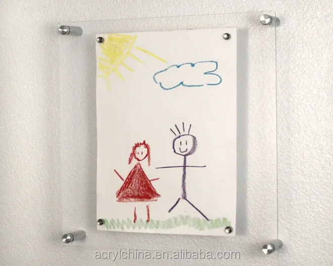 Wall Acrylic Photo Frame Plexiglass Picture Display Frame Buy Clear