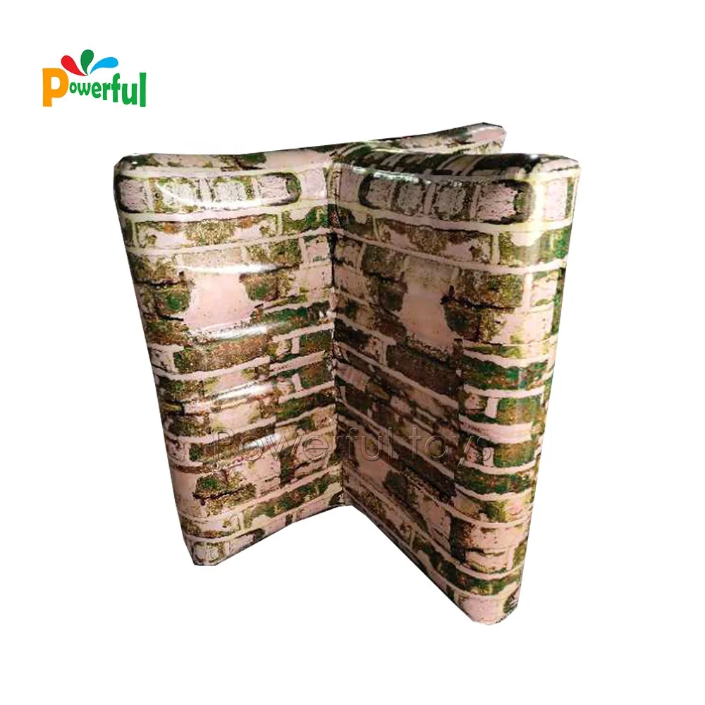 Outdoor airsoft bunker inflatable millennium paintball field