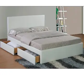 Hot Single Bed Leather Bed With Storage Drawer Buy Bed With