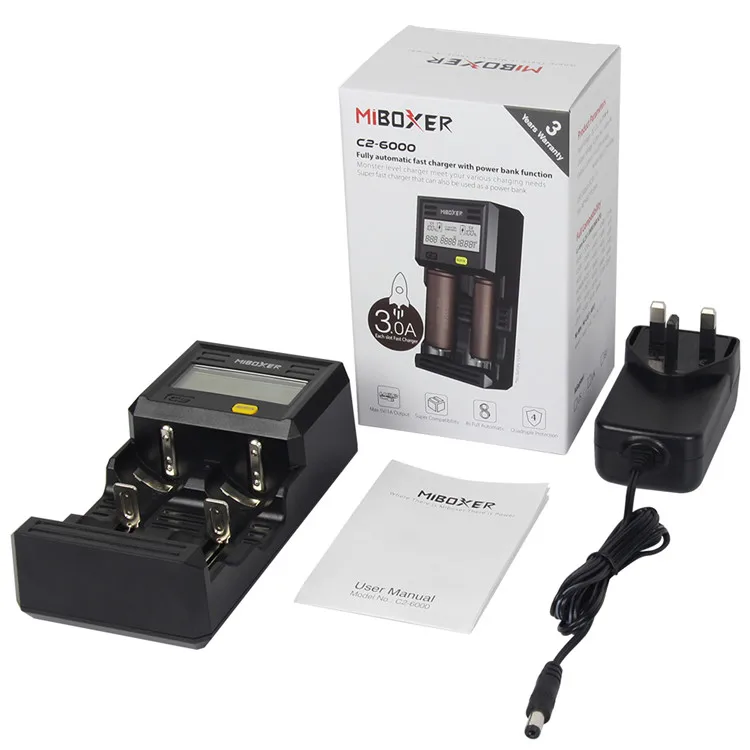 Miboxer C26000 Battery Charger Double Aa Battery Usb Phone Charger