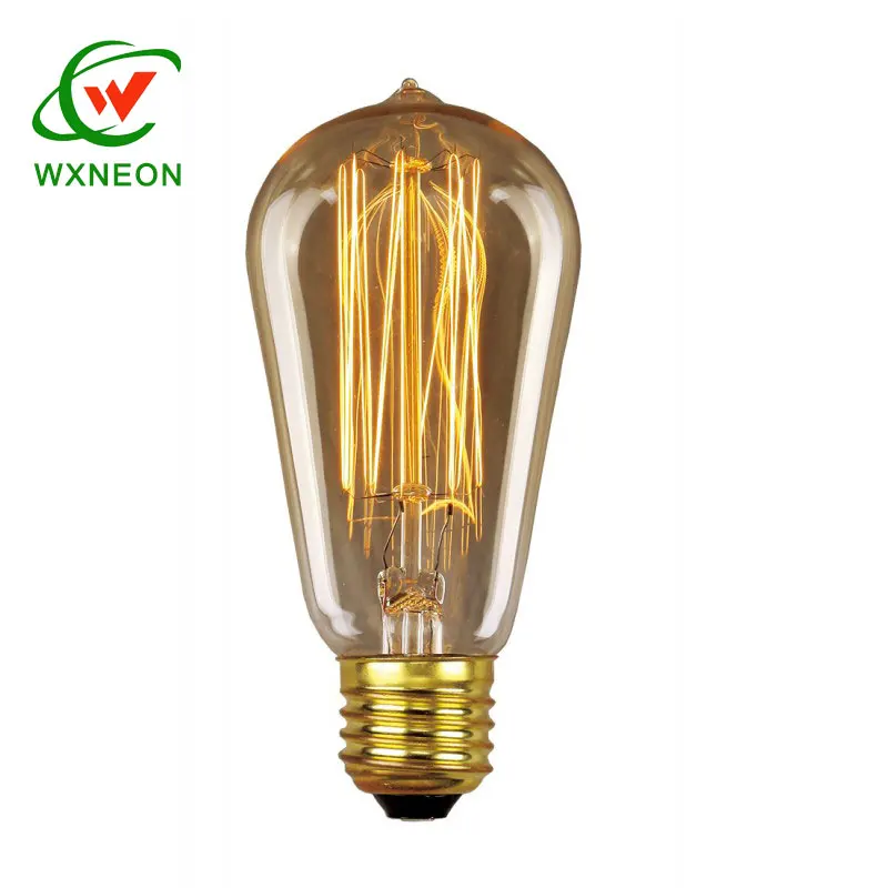 40W Retro Incandescent Edison Fixtures E27 Vintage Led Light bulb