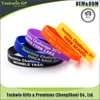 Bulk cheap custom personalized cool silicone rubber bracelets