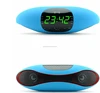 JY-17 NFC wireless speaker with screen Stereo HiFi Voice APP Control Alarm Wireless MiNi Speaker Portable SD FM Audio&Video
