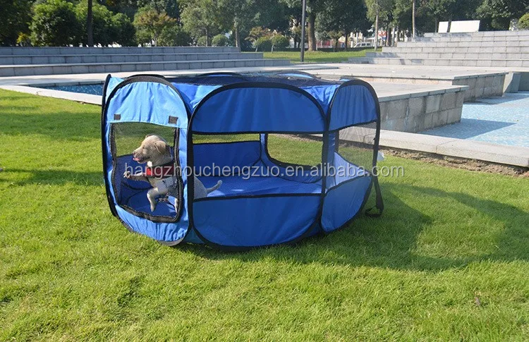 Folding 29"X29"X17" Pet Kennel,Pet Tent,CZJ-02B Folding Playpen 8 Panel Camping dog house,Foldable Dog Cage,Pet Carrier,Pet Cage