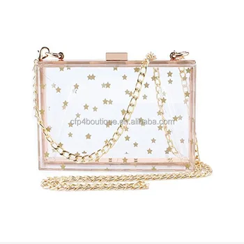 big clear purse